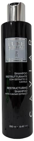 PURE HERBAL Restrukturierendes Shampoo mit Kaviar 250 ml
