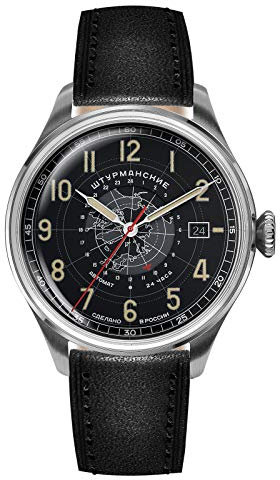 Sturmanskie russische mechanische Herren-Armbanduhr Uhr Automatik Heritage Arctic 24h 2432/6821355