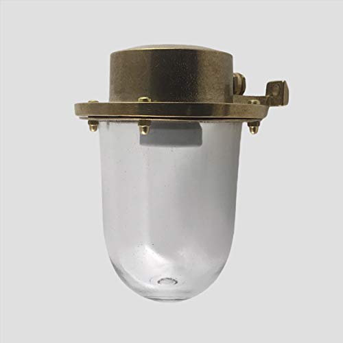 KsH und Co Ati Messing maritime Außenwandleuchte