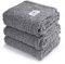 1 Pack 3 Decken Super Weich Premium Flauschig Hundedecke Katzendecke für Haustier Hunde Katze Welpe Grau S(45 * 75 cm)