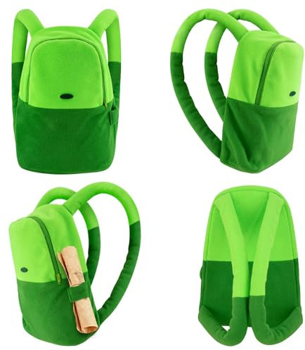 DAZCOS Fionna Cosplay Rucksack grün Tasche Prop für Anime Kostüm - Grün - Einheitsgröße