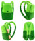 DAZCOS Fionna Cosplay Rucksack grün Tasche Prop für Anime Kostüm - Grün - Einheitsgröße