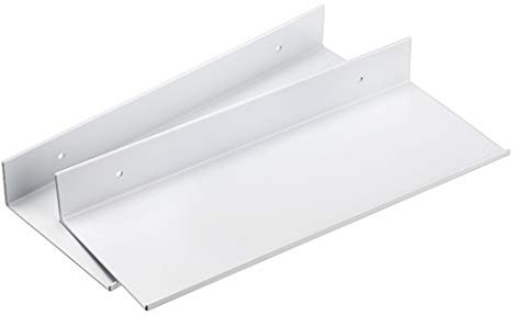 SUMTree 2pcs étagère Murale en Alliage d'aluminium pour Salle de Bain,Cuisine,Chambre,Salon (30CM,Blanc)
