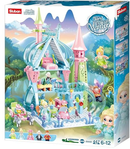Sluban 447-teiliger Mädchentraum Das Märchen des Winterschlosses