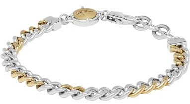 Diesel Herrenarmband in 2 Farben aus Edelstahl mit Karabinerverschluss