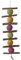 MYSUNBAR Spielzeug Kaninchen Hamster Apfel-Stick natürliches Gras Ball natürliche Rose Blume Ball Gerbil Futter Hamster Guinea Meerschweinchen Spielzeug Haustier Ratte Kleintiere Molaren Spielzeug