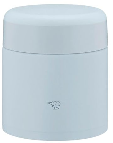 ZOJIRUSHI SW-KA30-HL Mahbin Edelstahl Thermo Suppenglas Lunchglas Nahtlos 298.7 ml (300ml) Ice Grey Integrierter Deckel und Dichtung Leicht zu Reinigen Nur 3 Stück
