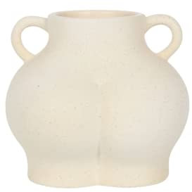 Cream Speckle Bum Plant Pot