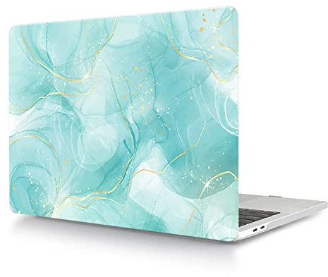 Funda Compatible con Macbook Pro 13 Pulgadas 2015 2014 2013 2012 Versión Modelo A1425 A1502 con Pantalla Retina, Carcasa Rígido de Plástico Cubierta Protectora, Cian