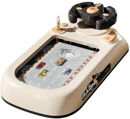 Sharplace Jouet de volant pour enfants, jeu de simulation de conduite de voiture, jouet sensoriel éducatif interactif, jouet Musical pour tout-petits et enfants