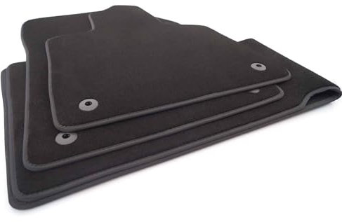 Fußmatten Smart #1 (ab 2023) Velours Matten Autoteppich in Original Qualität Automatten 3-teiliges Set Schwarz