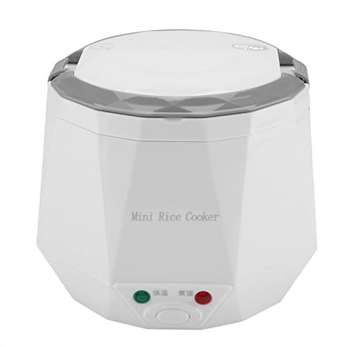 Olla Arrocera Multifuncional Portátil Eléctrica de 24 V, 140 W, 1,3 L, Vaporizador de Alimentos para Camión, Doble Hebilla de Seguridad para un Buen Sellado P Steamer Rice 140W L