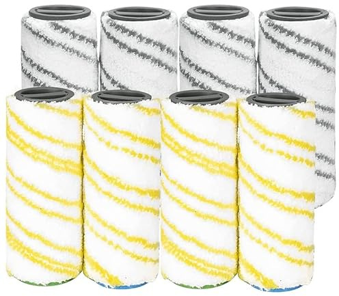 CONTIA 8 Piece Set Of Rollers/Fit For Karcher FC7 FC5 FC3 FC3D Electric Floor Cleaner 2.055-007.0/2.055-006.0