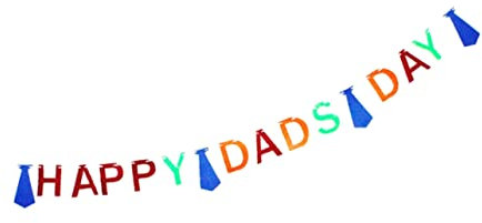 KOMBIUDA partyartikel party sachen Dekoration für Vatertag vatertag Felt Banner father day Ammer Girlande zum Vatertag Banner zum Vatertag das Banner Kranz