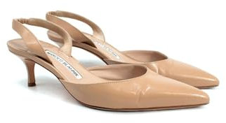 MANOLO BLAHNIK Pre-Loved Women's Carolyne Slingback Pumps