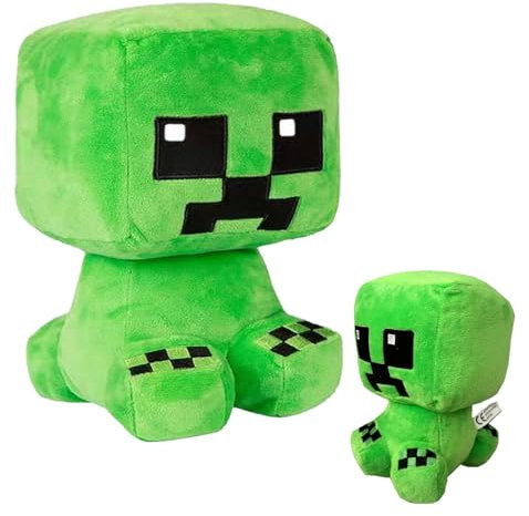 Spiel Creeper Plüschtier,Spiel Creeper Spielzeug,26Cm Plüschtier Spiel Creeper,Spiel Creeper Kuscheltier, Cartoon Spielzeug Kuscheltier Plüschfiguren,Geschenke Für Kinder Party.