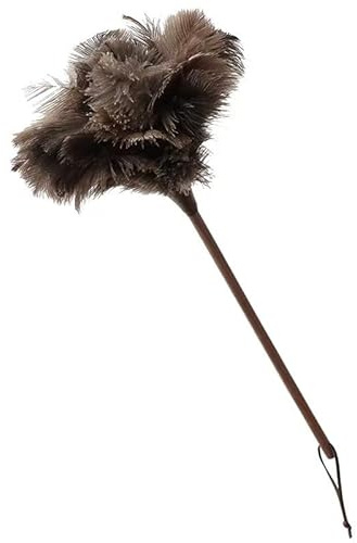 Ostrich feather dust collector, household dust removal tool, South African ostrich feather dust removal tool. (Non scalable/24 inch) (60 cm*18 cm)