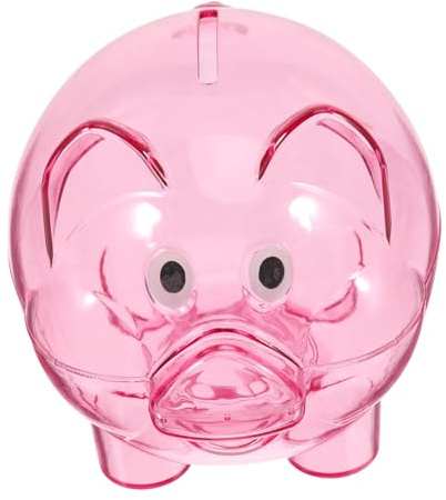 Kinder Sparschwein aus Ps, Unzerbrechliche Spardose mit Cartoon Tier | Kleinkinder, Niedliches Design, Praktische Aufbewahrung für Münzen, Geeignet für Geburtstage und Feiertage
