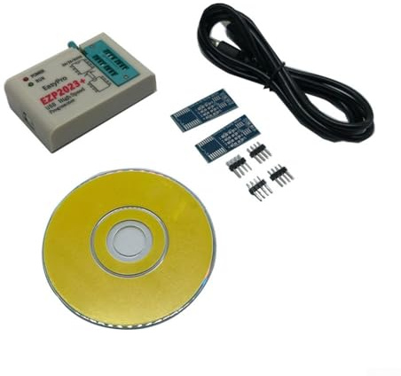 Gettimore EZP2023 Hochgeschwindigkeits-USB-SPI-Chip-Programmierer mit Adapter 25/24/93 Serie für Speicher-ICs, BIOS und EEPROM