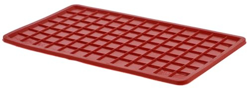 Heimbügeleisen Ablage Eisenauflage mit 1 Stück Edelstahl Silikon | Rutschfeste Polsterung, Sichere Ablage für Dampfgeräte, Leicht Verstaubar, für Bügelbrett und Wäsche