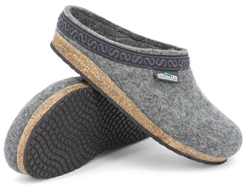 Stegmann Filzclog 108 aus 100% edler Merino-Wolle für Damen & Herren | Hochwertiger Filz-Hausschuh - Made in Tirol