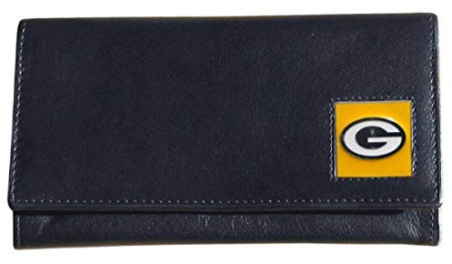 Siskiyou NFL Sports Damen Geldbörse Green Bay Packers, Leder, Einheitsgröße, Schwarz