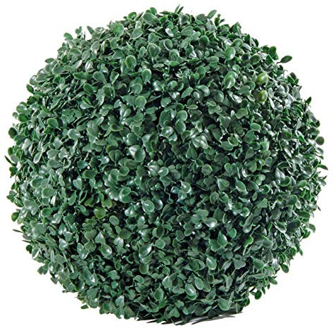 VERDELOOK | Sempreverde® Greenball Deauville 38x38 cm, Foglia Bosso, Decorazioni Giardino
