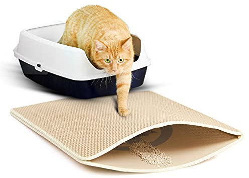 CanadianCat Company ® | Zaubermatte Beige Cat Litter Mat - Die Streumatte Für Die Katzentoilette