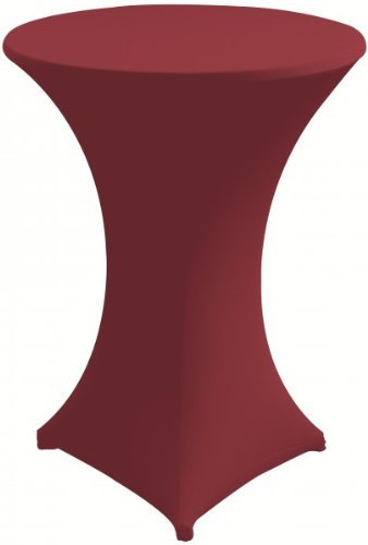 Babat Stehtischhusse Stretch in Farbe gelb und Durchmesser 80-85 für Bistrotisch/Stehtisch