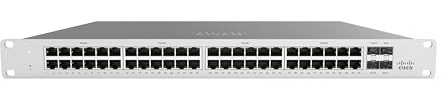 Cisco Meraki Cloud Managed MS120-48 – Switch – gemanaged – 48 x 10/100/1000 + 4 x Gigabit SFP – Desktop, Rackmount