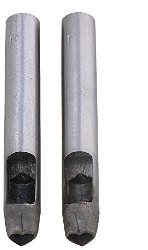 SGerste Caliber Lot de 2 emporte-pièces en acier en forme de cœur 10 mm