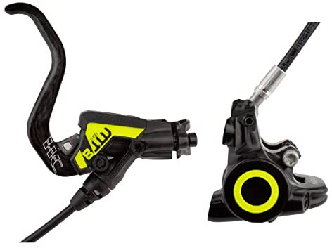 Magura MT8 SL FM, 1 Finger HC-Carboplay-Hebel, 1 Stück Bremsanlage, schwarz/Gelb, One Size