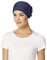 Christine Headwear Lotus Turban Damen Navy | Chemo Kopfbedeckung Damen | Kopftuch für Damen Mit Haarausfall | Chemo Mütze Damen Auf 95% Viskose Bambus 5% Elasthan