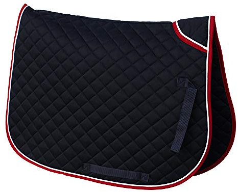 Rhinegold 0 Schabracke mit doppelter Bindung, Marineblau