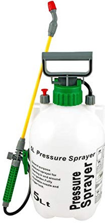 Garden Multi Purpose Pressure Sprayer Car Fence Sprayer Cleaner Garden Weeding Ideal with Weed killer, Pesticides, Herbicides, Insecticides, Fungicides - Water Pump Sprayer (5 Litre)