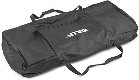 MAX AC138 Keyboard Soft Case for 61 Key Electronic Piano – Portable Protective Gig Bag with Integrated Carry Handle, Padded Storage, Fits Keyboards 80 x 28 x 13cm, Ideal for Transporting