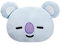 Aurora Kissen KOYA BTS - Plüschkissen, Blau