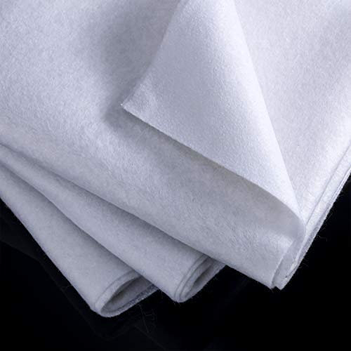 2 Pezzi Interfaccia Fusibile Vello di Poliestere, Stabilizzatore in Schiuma Fusibile Su Un Lato In-R-Form Bianco