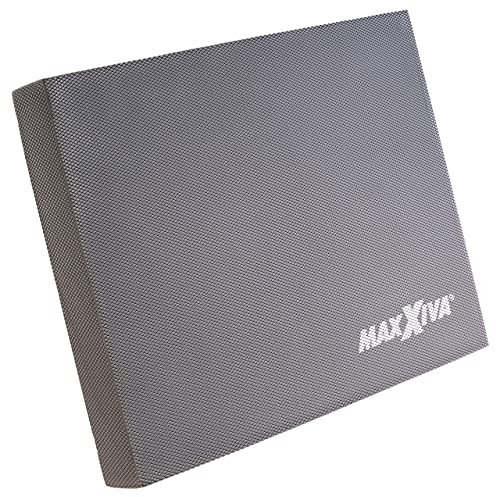 MAXXIVA Balancepad Fitness 50x40x6 cm Wackelpad Fitness-Zubehör Fitness-Training Fitness-Gerät Yoga Gymnastik Pilates Physiotherapie (Grau)