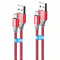 Siwket Câbles Micro USB[1m+2m /Lot de 2] Câble de Charge USB A vers Micro Tressé en Nylon Câble de Charge Android Compatible pour Samsung Galaxy Edge/S7/S6 Edge/S6/S4/S3/J7,Kindle,Huawei,PS4,Rouge