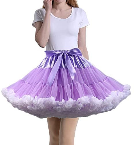 Tmade Women's Tulle Petticoat Tutu Party Multi-Layer Puffy Cosplay Skirt
