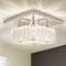 Kristall Deckenleuchte Kronleuchter Pendelleuchte Luxuri?s Kristall Lampe Flur Deckenlampe Flur Schlafzimmerlampe Lampe Wohnzimmer mit Helle Lichter für Schlafzimmer Flur Proch (Quadratisch-multi)