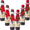 FYBlossom Weihnachten Weinflasche Abdeckung Flaschenüberzug, Mini Weihnachtsmütze Und Weihnachtsschal Weihnachten Flaschen Deko, Wiederverwendbare Wein Geschenk Beutel Für Festival Party Tisch Dekor