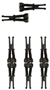 Hornby R7399 Vacuum Pipe Magnetic Coupling Pack - 11mm OO Gauge, Black