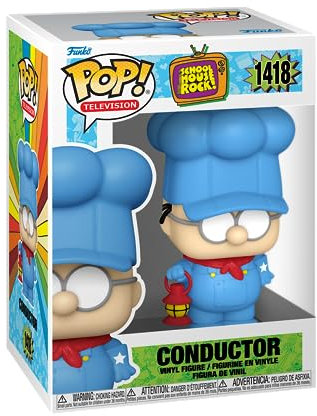 Funko POP! TV: Schoolhouse Rock - Conjunction Conductor - Collectable Vinyl Figure - Gift Idea - Official Merchandise - Toys for Kids & Adults - TV Fans - Model Figure for Collectors and Display