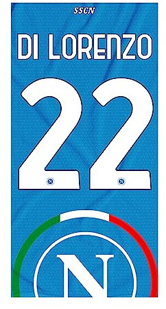 ssc napoli Telo Mare di Lorenzo, Unisex Adulto, Azzurro