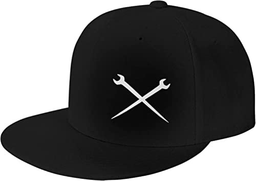 385 Gorra De Béisbol Herrajes Cruzados De Cuello Redondo Gorra Snapback Ajustable Unisex Sombreros Clásica Gorras De Golf, para Deporte, Cámping, Exterior