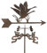 EICOFF Girouette, girouette, Support de Toit d'oie girouette Silhouette de Cygne en Acier Inoxydable indicateur de Direction du Vent girouette Support en métal extérieur girouette décoration de Cou