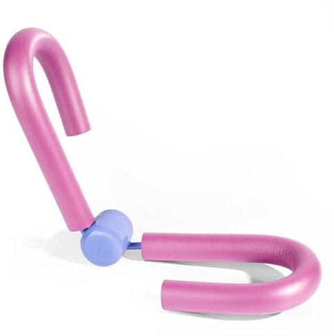 Terryshop74 Attrezzo Ginnico 4 in 1 Gambe Glutei Coscia Braccia Resistenza a Molla Comodo Portatile per Un Allenamento Continuo e costante (Rosa)