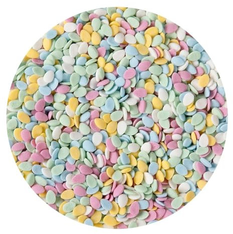 BrandNewCake® Konfetti Ei Förmchen 500g - Streusel - Sprinkles - Torten Dekoration